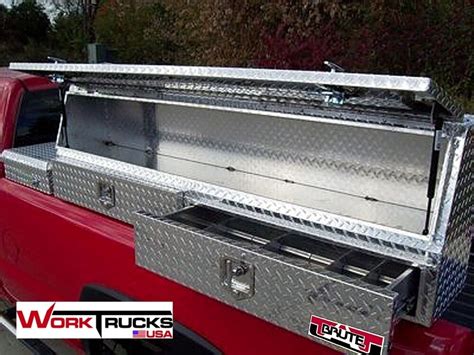 truck bed metal tool box|60 top mount toolbox.